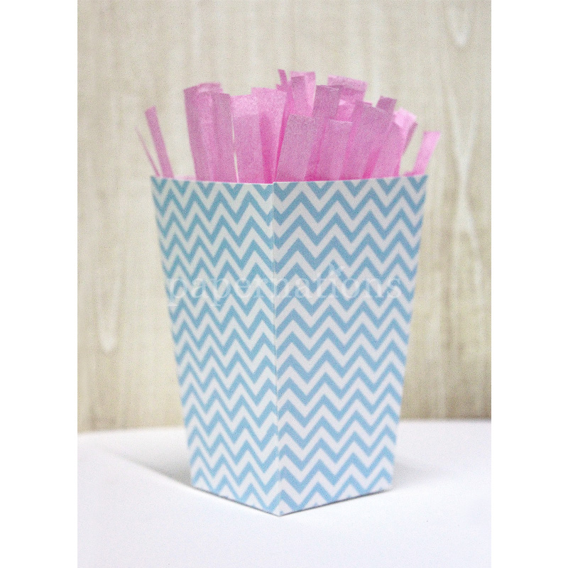 Chevron Pattern Popcorn Box